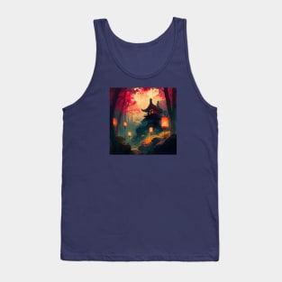 Path to the forest lantern Tank Top